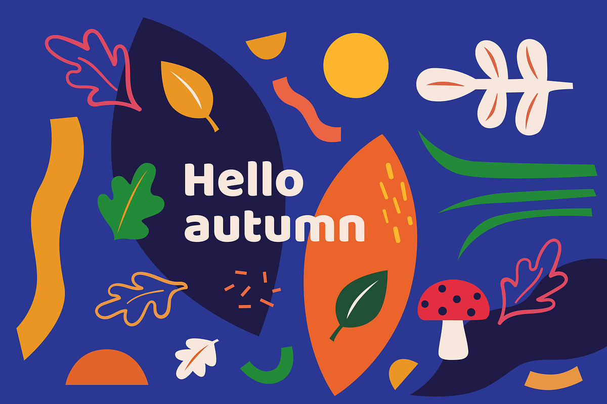 Autumn playful collection, a Seasonal Illustration by MoleskoStudio (Photo 12 of 16)