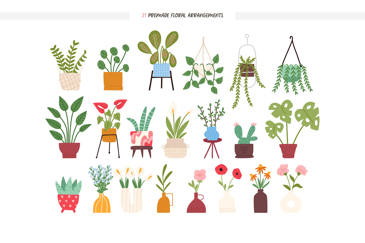 Spring clipart & patterns + Canva, a Seasonal Illustration by Valerie (Photo 2 of 12)