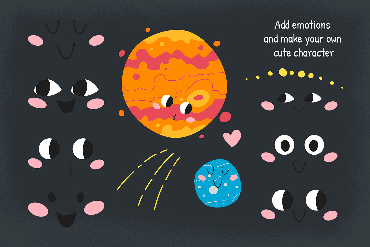 Space world. Graphic collection, an Illustration by Mariart_i (Photo 5 of 13)