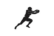 Football Soccer Silhouette Bundle, an Illustration by hafijul (Thumbnail 5 of 51)