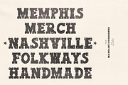 ShowBill Hand Drawn Western Font, a Slab Serif Font by Madeline ODonoghue Design (Thumbnail 8 of 10)