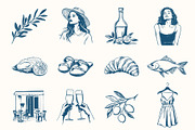 La Dolce Vita Summer Illustrations, an Object Illustration by NatalieArtShop (Thumbnail 4 of 17)