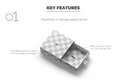 Square Rigid Slim Drawer Box Mockup, a Packaging Mockup by Sheikhadesign (Thumbnail 2 of 11)