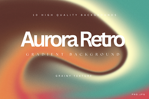 10 Aura Gradient Grainy Backgrounds