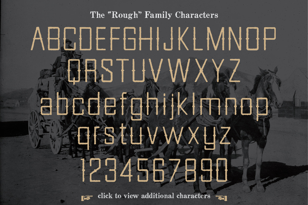Goldfield Rust + Rough Font, a Serif Font by K Randall Wilcox (Photo 3 of 4)