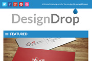 Flat Newsletter Template, a Websites & App Template by Crazyleaf (Thumbnail 2 of 5)