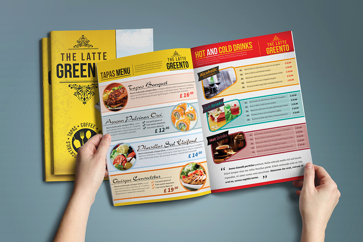Restaurant and Cafe Menu Pack 02, a Brochure Template by fatihakdemir (Photo 1 of 5)