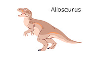 Dinosaurs, big ancient animals set, an Animal Illustration by PaperTrident (Thumbnail 7 of 19)