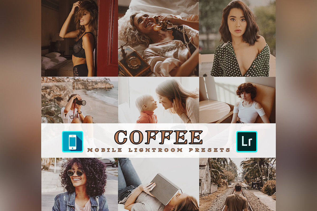 3 Lightroom Mobile Presets Coffee
