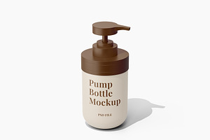 Pump Bottle Mockup