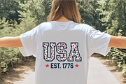 Usa floral design patriotic american, an Illustration by CrexoraLab (Thumbnail 3 of 4)