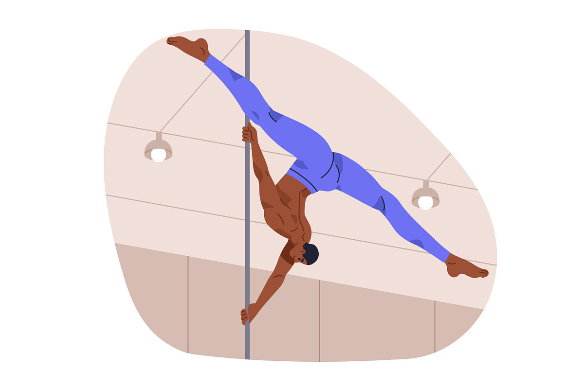 Pole dancers perform sexy dance set, a Sport Illustration by Good Studio (Photo 4 of 12)