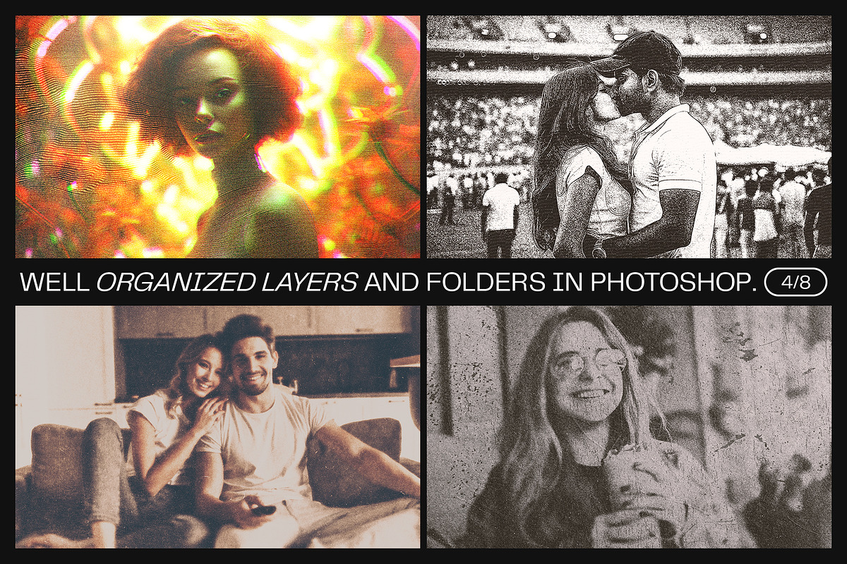 12 Photo Effect Templates, a Layer Style Add-On by iDoodle Studio (Photo 4 of 6)