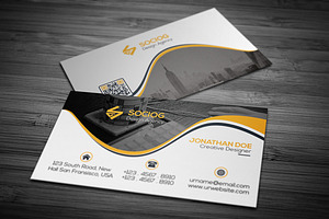 Elegant Creative Business Card - 26, a Business Card Template by Shapnochura Design Studio