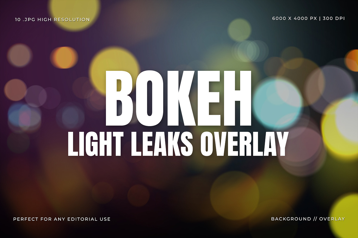 Bokeh & Light Leaks Background, a Background Graphic by Pitchlook.Studio (Photo 2 of 2)