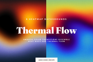Thermal Flow Abstract Heat Gradient