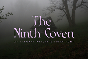 The Ninth Coven - Witchy Gothic Font, a Serif Font by gafaroff studio