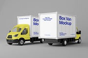 Box Van Mockup, a Product Mockup by graphicook (Thumbnail 2 of 4)