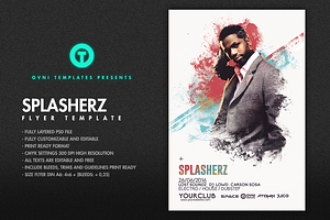 SPLASHERZ Flyer Template