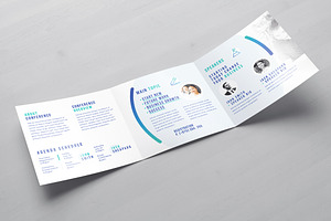 Conference Square Trifold Brochure