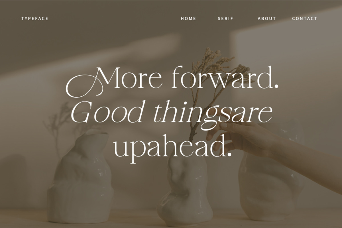 Cardinal Flower, a Serif Font by Typehill (Photo 7 of 15)