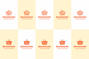 Letters SV SW SX SY SZ Bag Logo Set, a Branding & Logo Template by Pray Art Design Studio