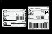 BARCODE LABEL SET, a Finance Illustration by NoSpoon Design (Thumbnail 2 of 6)