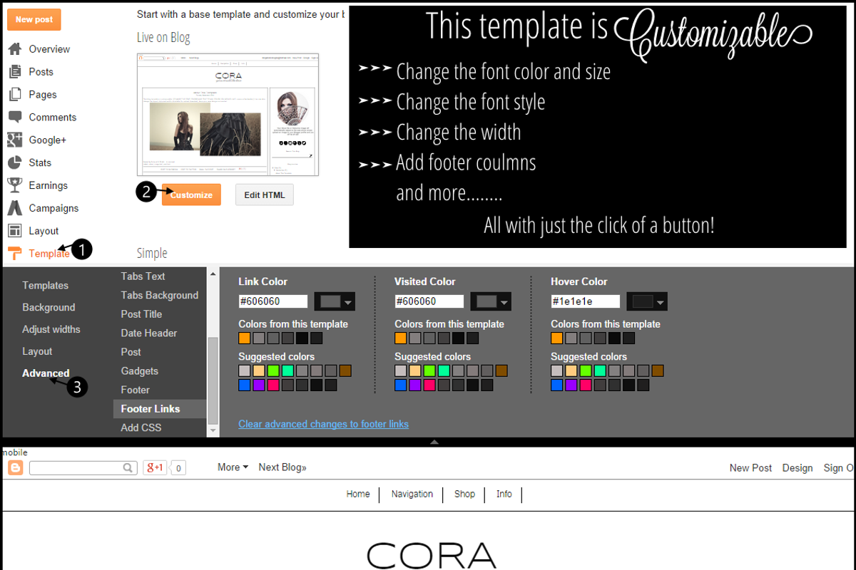 Blogger Template -Simple Grey - Jade, a Templates & Theme by BD Web Studio (Photo 4 of 4)