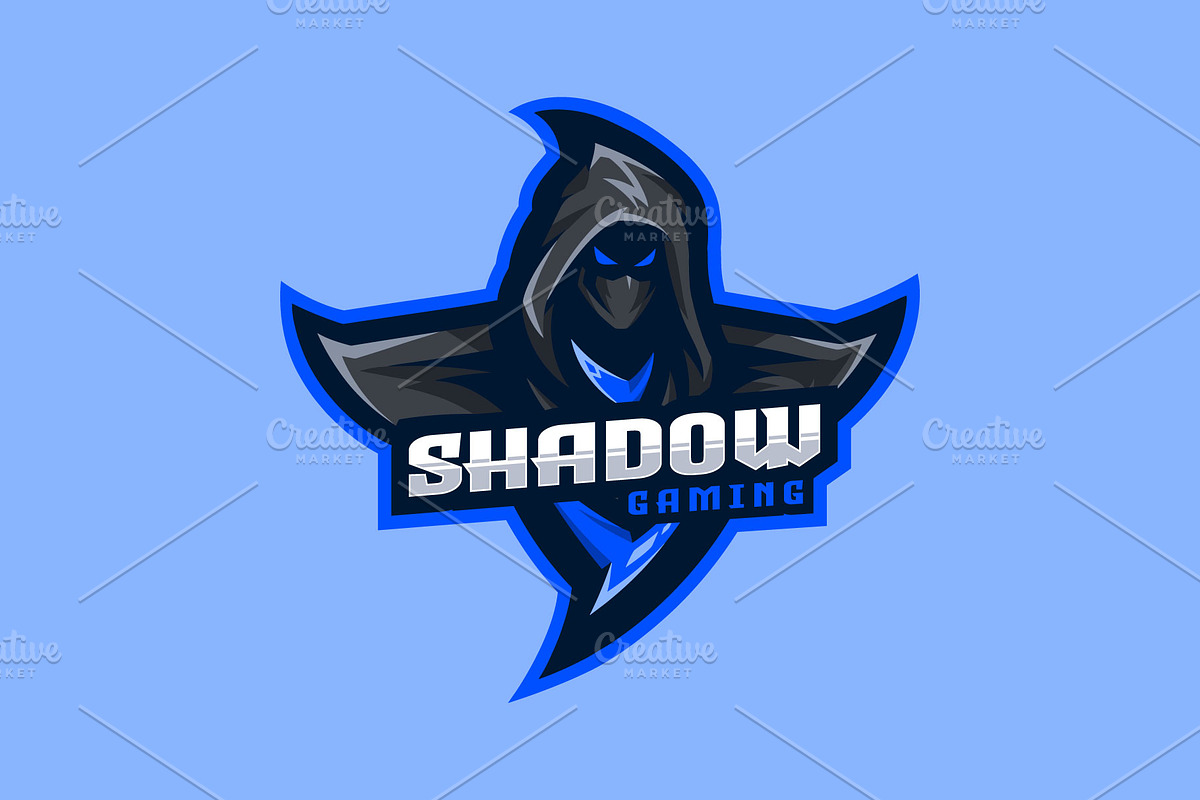 Shadow Mascot Esport Logo, a Branding & Logo Template by prps.std (Photo 2 of 3)