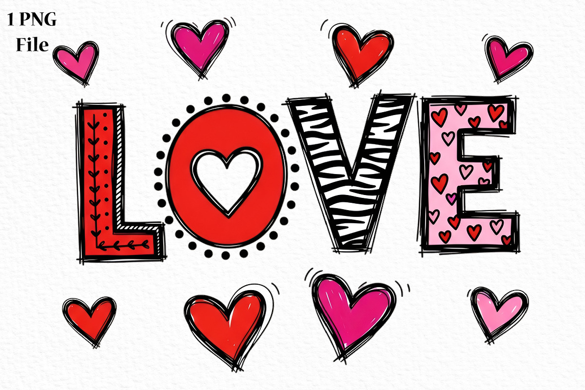 Love Png, Valentine's Day Png, an Illustration by Canvas Craft (Photo 1 of 6)