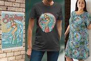 Surfing illustrations set, an Illustration by DGIM studio (Thumbnail 5 of 8)