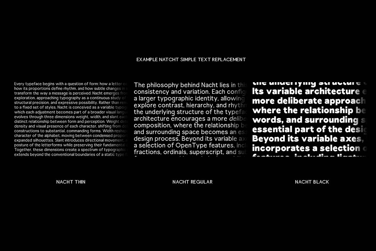 Nacht Grotesk | Geometric Sans Serif, a Sans Serif Font by Romiecreative (Photo 5 of 12)