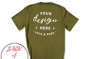 Back Of T-Shirt BC3001 Mockup Bundle, a Shirt Mockup by lock and page (Thumbnail 59 of 88)