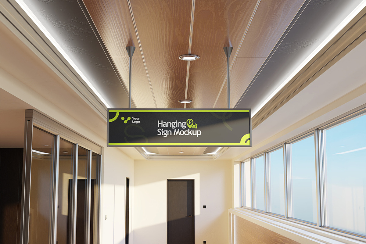 Hanging Sign Mockup, a Product Mockup by MrLetters (Photo 3 of 5)