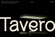 Tavero Font, a Sans Serif Font by Erifqizefont (Thumbnail 1 of 8)