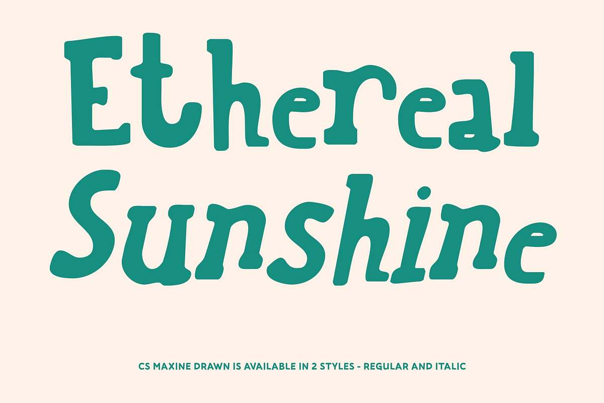 CS Maxine Drawn, a Sans Serif Font by Craft Supply Co. (Photo 7 of 7)