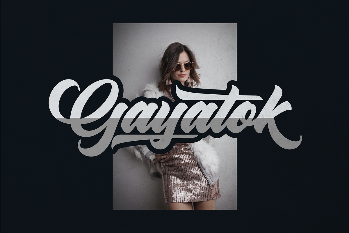 Yowesta Script Font, a Script Font by Naufal Labs (Photo 5 of 15)