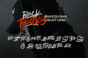 Black Theory - Urban Brush Font, a Script Font by Dirtyline Studio (Thumbnail 3 of 10)