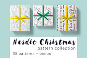 Nordic Christmas -pattern collection, a Pattern Graphic by Ja Polina ArtShop (Thumbnail 1 of 6)