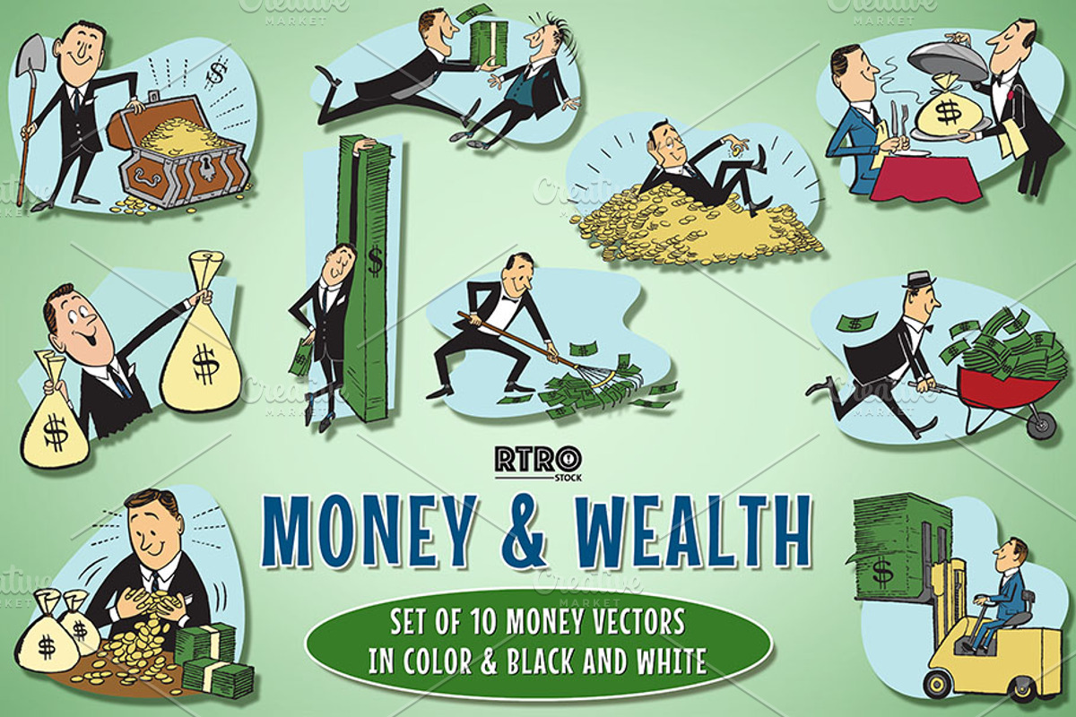 RTRO Money & Wealth 1, a Work Illustration by RTRO Stock (Photo 1 of 5)