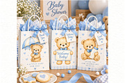 Baby Shower Boy Clipart, an Animal Illustration by Villa 11 Estudio (Thumbnail 11 of 11)