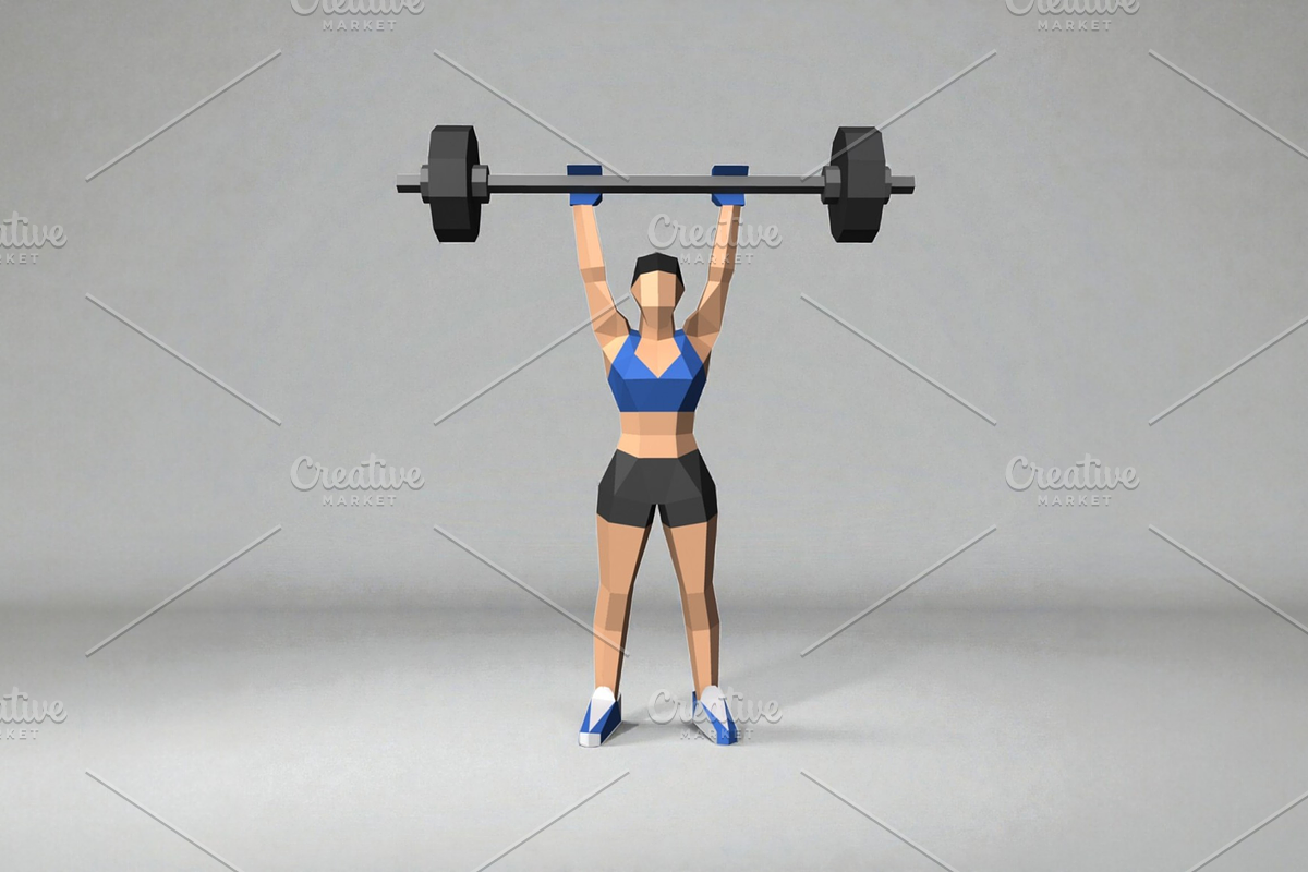 Fit girl - 3d papercraft, a Characters & Person 3D Model by PAPER amaze (Photo 6 of 6)