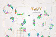 Tropical decorative clipart set, an Object Graphic by LiiaLonn Studio (Thumbnail 4 of 7)