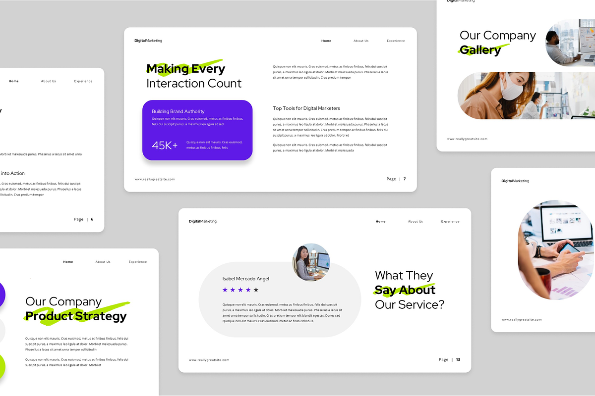 Digital Marketing Google Slides, a Presentation Template by Annora Studio (Photo 3 of 5)