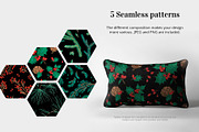 Pine cone x-mas branch with berry, a Seasonal Illustration by Folkheart (Thumbnail 5 of 9)