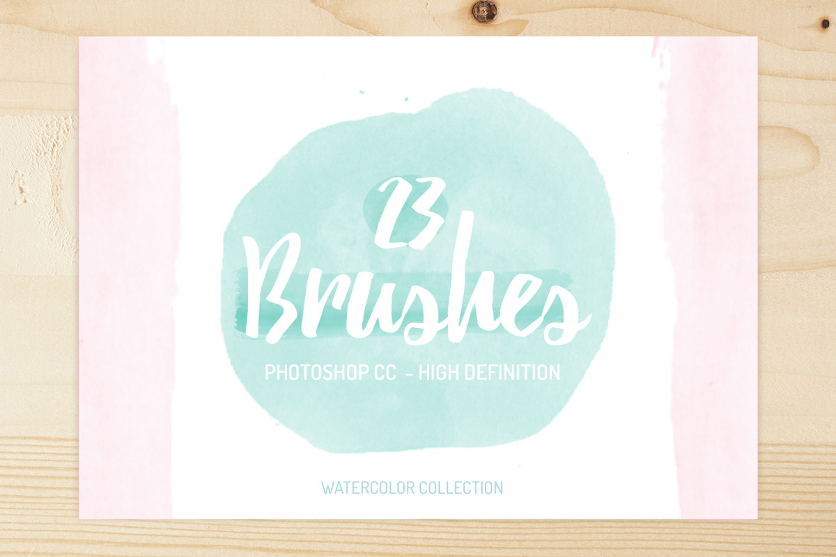 23 High quality watercolor brushes
