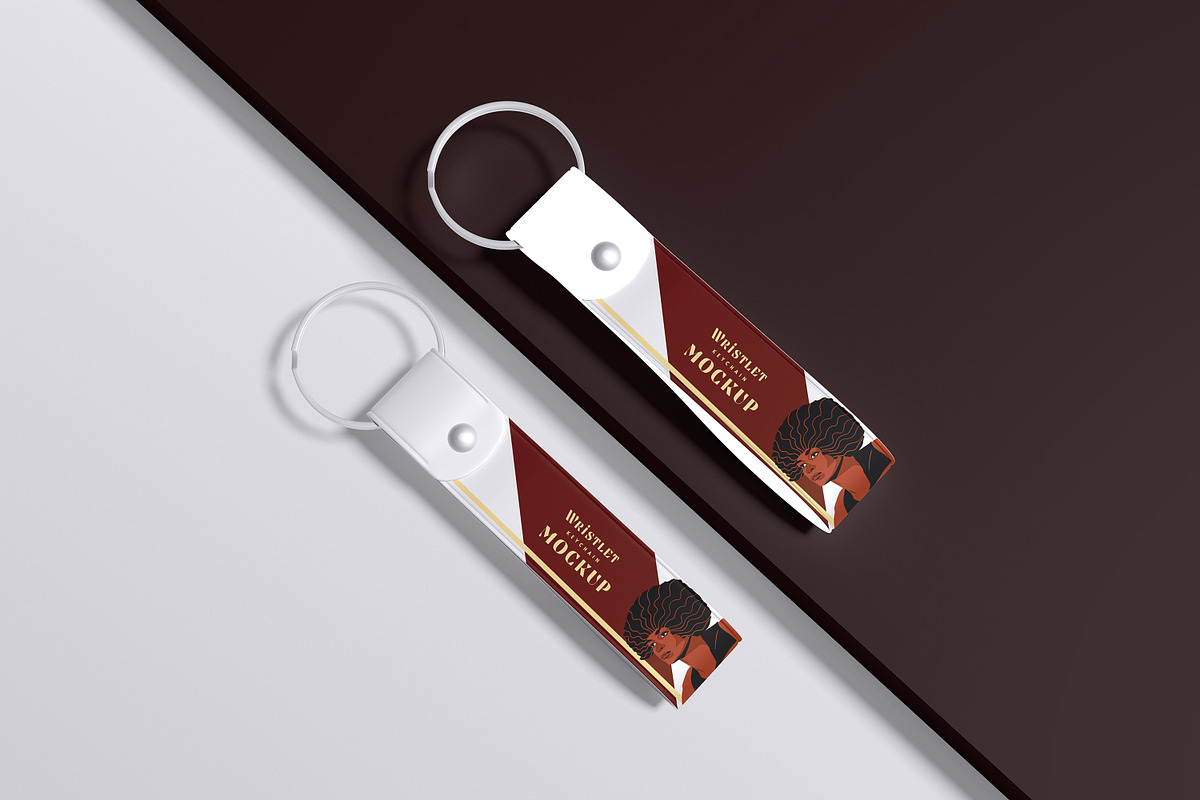 keychain mockup, a Stationery Template by xavier_studio (Photo 4 of 5)