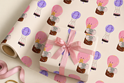 Hot Air Ballons Seamless Pattern, a Decorative Illustration by Oleksandra Illustrates (Thumbnail 12 of 12)