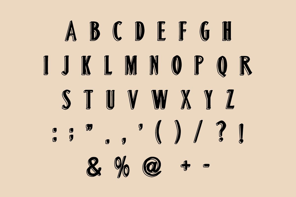Kenzoe, a Serif Font by Fourteen Letter (Photo 8 of 9)