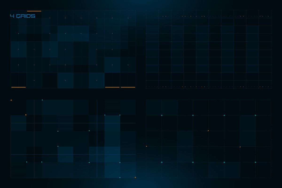 Sci Fi UI Set, an Object Illustration by Olga Ryzychenko (Photo 5 of 8)